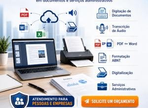 Serviços de Digitação e Formatações Profissional