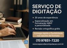 [Digitação de Documentos em Geral para São Paulo e Brasil todo]
