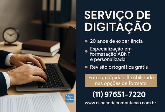 [Digitação de Documentos em Geral para São Paulo e Brasil todo]