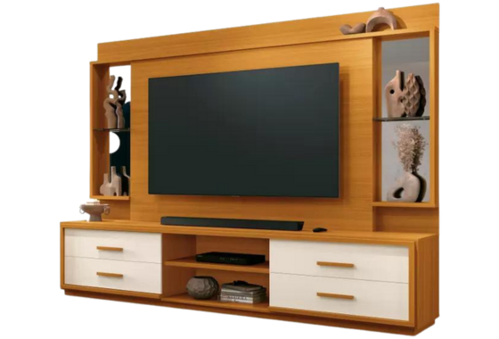 [Estante Home para TV até 75” 4 Gavetas]