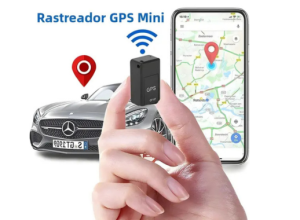 Mini Rastreador GPS Magnético - Localizador para Veículos e Animais de