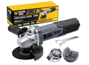 Esmerilhadeira Lixadeira Angular Profisional 1000W 11000 Rpm - Fasterr